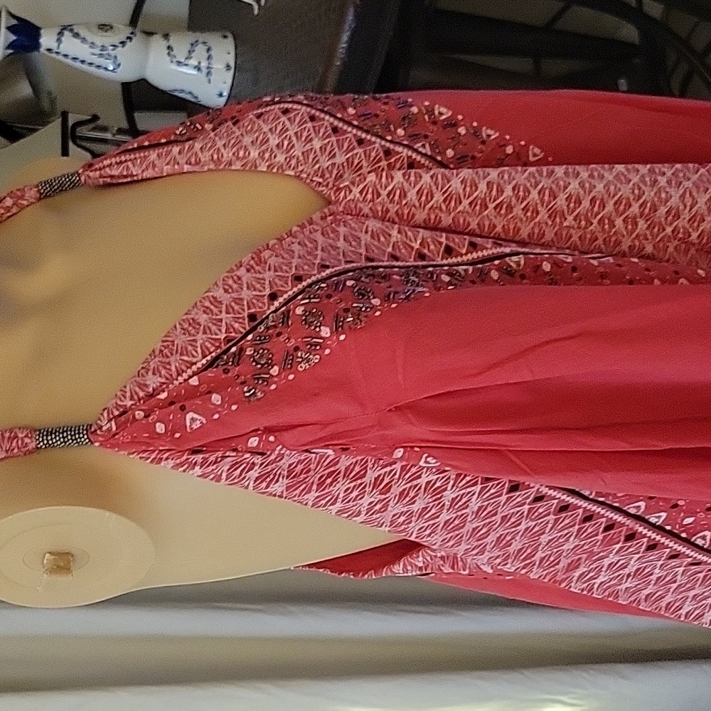 Free People Bohemian Pink Maxi Dress XS/S - Picture 4 of 9